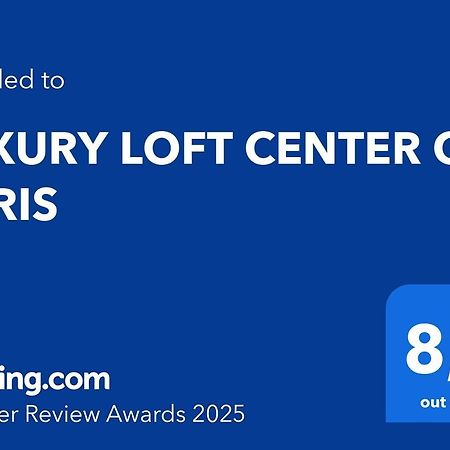 Luxury Loft Center Of Paris Leilighet Eksteriør bilde